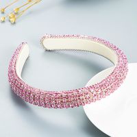 Wholesale Jewelry Baroque Full Diamond Fabric Headband Nihaojewelry sku image 5