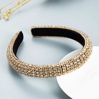 Wholesale Jewelry Baroque Full Diamond Fabric Headband Nihaojewelry sku image 6