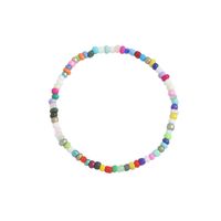 Nihaojewelry Bohemian Style Color Beaded Letter Stretch Bracelet Wholesale Jewelry sku image 10