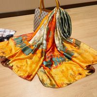 Wholesale Fashion Outskirts Of Moscow Sunscreen Long Models Silk Scarves Nihaojewelry main image 5