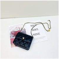 Wholesale Accessories Solid Color Rhombus Chain Messenger Bag Nihaojewelry main image 4