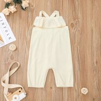 Wholesale Cute Baby Solid Color One-piece Romper Wholesale Jewelry main image 3