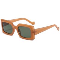 Nihaojewelry Fashion Caramel Color Small Square Frame Sunglasses Wholesale sku image 5