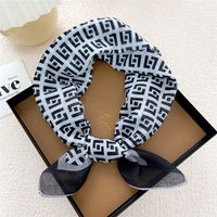 Nihaojewelry Korean Style Cotton Small Square Scarf Wholesale Jewelry sku image 19