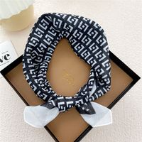 Nihaojewelry Korean Style Cotton Small Square Scarf Wholesale Jewelry sku image 18