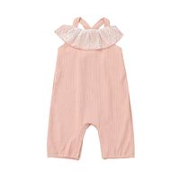 Wholesale Cute Baby Solid Color One-piece Romper Wholesale Jewelry sku image 9