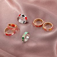 Wholesale Jewelry Metal Flower Heart Ring Nihaojewelry main image 1