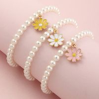 Vente En Gros Bijoux Ensemble De Bracelets De Perles Coeur Fleurs Pour Enfants Nihaojewelry main image 1