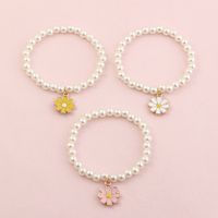 Wholesale Jewelry Children's Heart Flowers Pearl Bracelet Set Nihaojewelry main image 3