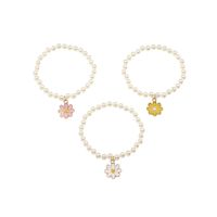 Wholesale Jewelry Children's Heart Flowers Pearl Bracelet Set Nihaojewelry main image 6