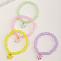 Wholesale Jewelry Children's Butterfly Pendants Plastic Bracelets Set Nihaojewelry main image 4
