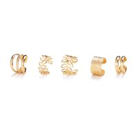 Wholesale Jewelry Vintage Style Letter Alloy Earrings main image 2