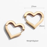 Nihaojewelry Wholesale Jewelry Simple Copper Gold-plated Geometric Earrings sku image 11