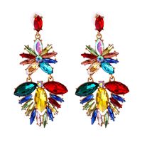 Nihaojewelry Fashion Color Diamond Alloy Geometric Earrings Wholesale Jewelry main image 1