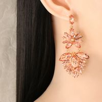 Nihaojewelry Fashion Color Diamond Alloy Geometric Earrings Wholesale Jewelry main image 5