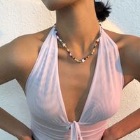 Großhandel Mode Farbe Stern Reisperlen Halskette Nihaojewelry main image 3
