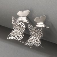 Nihaojewelry Großhandel Schmuck Mode Hohle Schmetterlingsohrschnalle main image 4