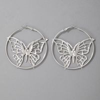 Nihaojewelry Wholesale Jewelry Creative Ethnic Style Silver Butterfly Earrings main image 4