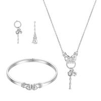 Wholesale Jewelry Palm Magnet Bracelet Necklace Earrings 3 Piece Set Nihaojewelry main image 1