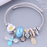 Gros Bijoux De Mode En Métal Pendentif Abeille En Métal Bracelet Nihaojewelry sku image 2