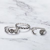 Wholesale Jewelry Retro Star And Moon 7-piece Set Ring Nihaojewelry main image 3