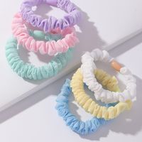 Nihaojewelry Cute Solid Color Elastic Rubber Head Rope Set Wholesale Jewelry main image 3