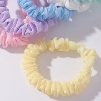 Nihaojewelry Cute Solid Color Elastic Rubber Head Rope Set Wholesale Jewelry main image 4