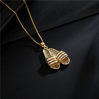 Wholesale Fashion Slippers Pendant Copper Inlaid Zircon Necklace Nihaojewelry main image 3