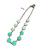 Nihaojewelry Wholesale Jewelry Blue Green Resin Bead Pendant Gemstone Long Necklace main image 6