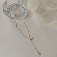 Wholesale Fashion Moon Star Pendant Short Necklace Nihaojewelry main image 5