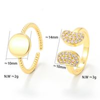 Nihaojewelry Wholesale Jewelry Korean Round Glossy Butterfly Shaped Opening Ring main image 6