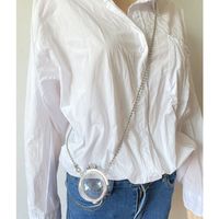 Nihaojewelry Transparent Crystal Ball Bag Round Bead Chain Body Chain Wholesale Jewelry main image 1