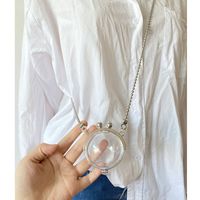 Nihaojewelry Transparente Kristallkugeltasche Runde Perlenkette Körperkette Großhandel Schmuck main image 3