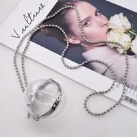 Nihaojewelry Transparent Crystal Ball Bag Round Bead Chain Body Chain Wholesale Jewelry main image 5