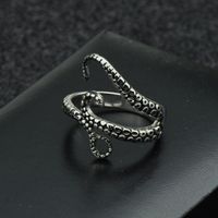 Wholesale Jewelry Punk Octopus Tentacle Stainless Steel Adjustable Ring Nihaojewelry main image 4