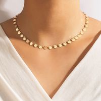 Wholesale Simple Heart-shape Chain Necklace Nihaojewelry sku image 1