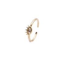 Nihaojewelry Creative Devil's Eye Zircon Ring Wholesale Jewelry sku image 2