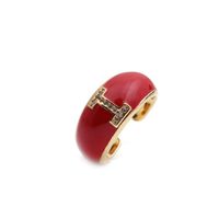 Nihaojewelry Fashion English Letters Drop Oil Micro-inlaid Zircon Adjustable Ring Wholesale Jewelry sku image 9