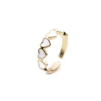 Nihaojewelry Drop Oil Heart Opening Adjustable Ring Wholesale Jewelry sku image 5