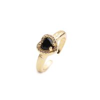Nihaojewelry Fashion Heart-shaped Zircon Ring Wholesale Jewelry sku image 4