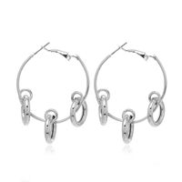 Wholesale Jewelry Retro Simple Alloy Multiple Circle Earrings Nihaojewelry sku image 2