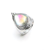 Wholesale Jewelry Simple Drop-shaped Diamond Ring Nihaojewelry sku image 1