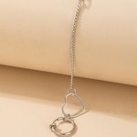 Nihaojewelry Wholesale Jewelry Fashion Hollow Heart Circle Chain Tassel Alloy Earrings main image 5