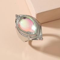 Wholesale Jewelry Simple Drop-shaped Diamond Ring Nihaojewelry main image 3