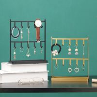 Nihaojewelry Desktop Rack De Stockage De Bijoux En Fer Forgé Accessoires En Gros main image 3