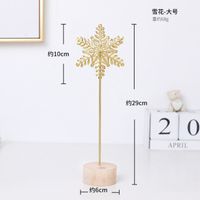 Nordic Creative Metal Ornaments Gold Wrought Iron Marble Bottom Monstera Decoration Home Crafts Decoration Ornaments sku image 4