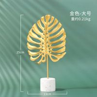 Nihaojewelry Ginkgo Biloba Terrazzo Bottom Metal Craft Decoration Wholesale Accessories sku image 3