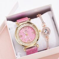 Fashion Round Buckle Quartz Women's Watches sku image 8