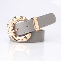 Wholesale Simple Solid Color Metal Pin Buckle Type Belt Nihaojewelry sku image 5