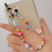 Wholesale Accessories Bohemian Mixed Color Beads Acrylic Mobile Phone Strap Nihaojewelry main image 1